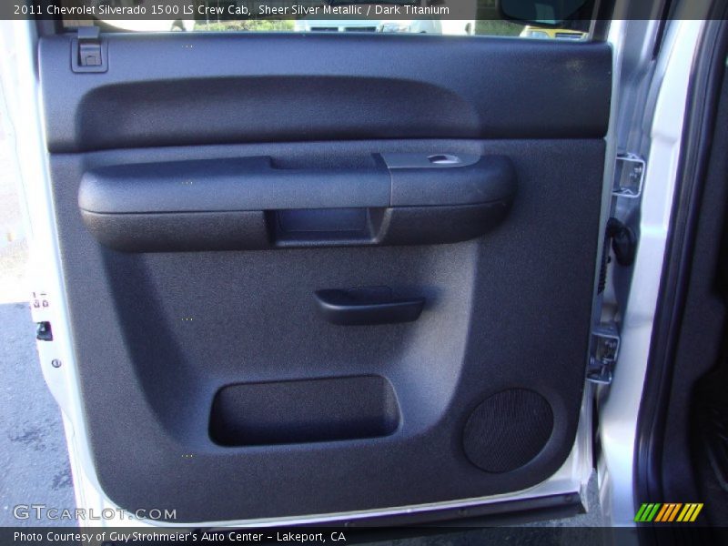Sheer Silver Metallic / Dark Titanium 2011 Chevrolet Silverado 1500 LS Crew Cab