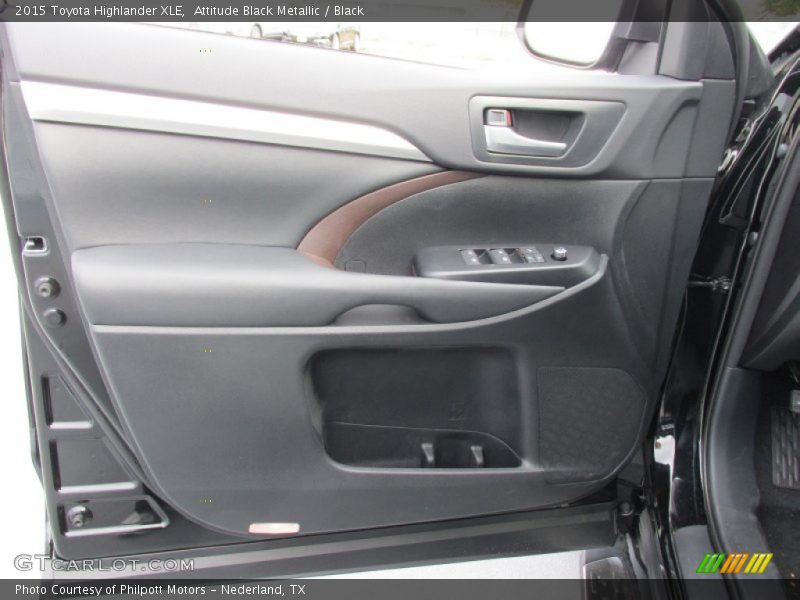 Attitude Black Metallic / Black 2015 Toyota Highlander XLE