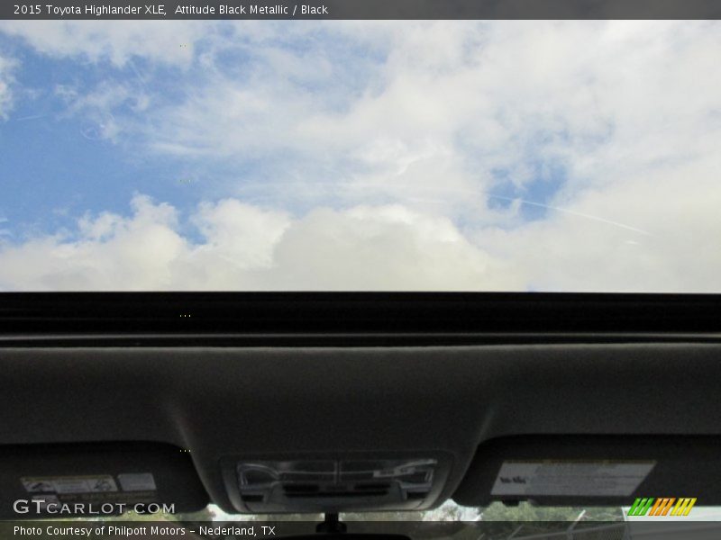 Attitude Black Metallic / Black 2015 Toyota Highlander XLE