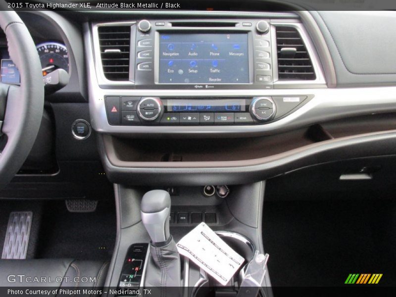 Attitude Black Metallic / Black 2015 Toyota Highlander XLE