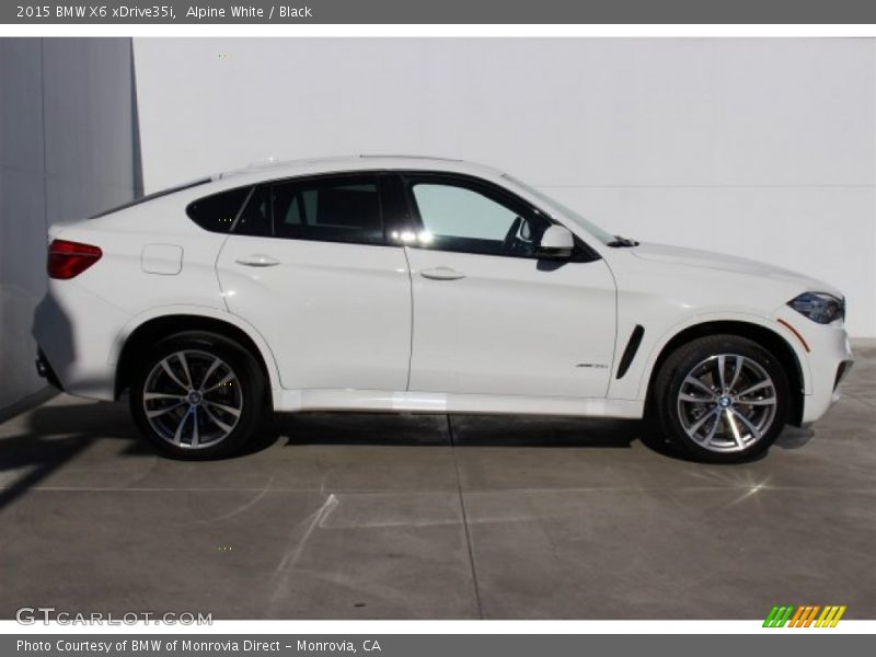 Alpine White / Black 2015 BMW X6 xDrive35i