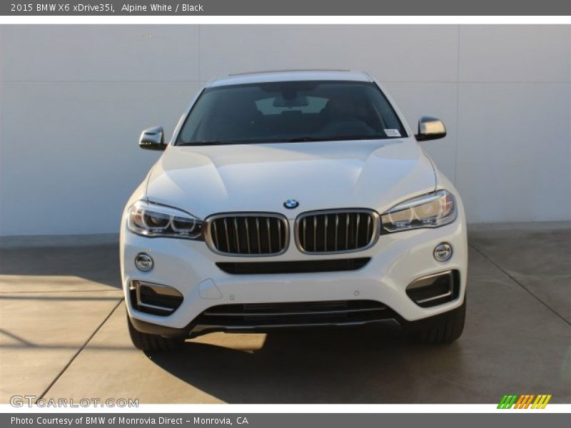 Alpine White / Black 2015 BMW X6 xDrive35i