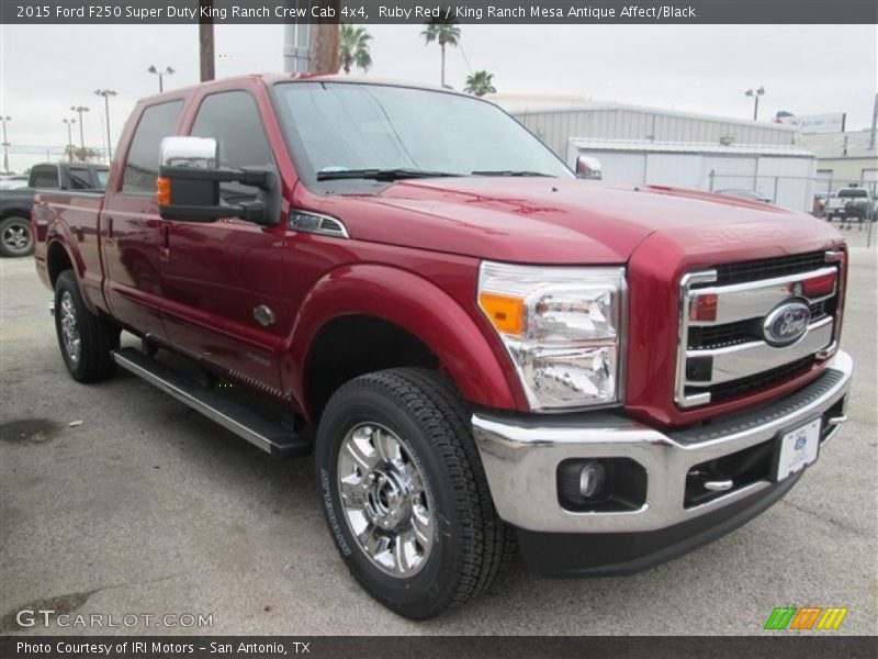 Ruby Red / King Ranch Mesa Antique Affect/Black 2015 Ford F250 Super Duty King Ranch Crew Cab 4x4