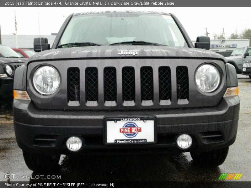 Granite Crystal Metallic / Dark Slate Gray/Light Pebble Beige 2015 Jeep Patriot Latitude 4x4
