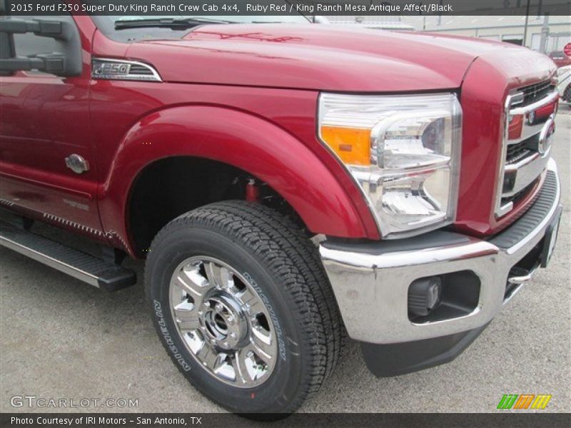 Ruby Red / King Ranch Mesa Antique Affect/Black 2015 Ford F250 Super Duty King Ranch Crew Cab 4x4