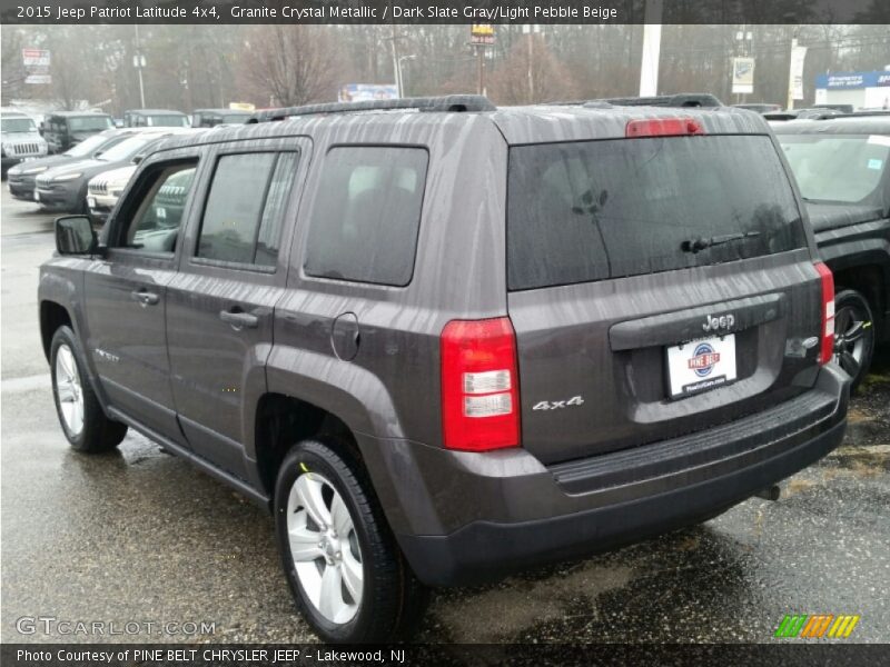 Granite Crystal Metallic / Dark Slate Gray/Light Pebble Beige 2015 Jeep Patriot Latitude 4x4
