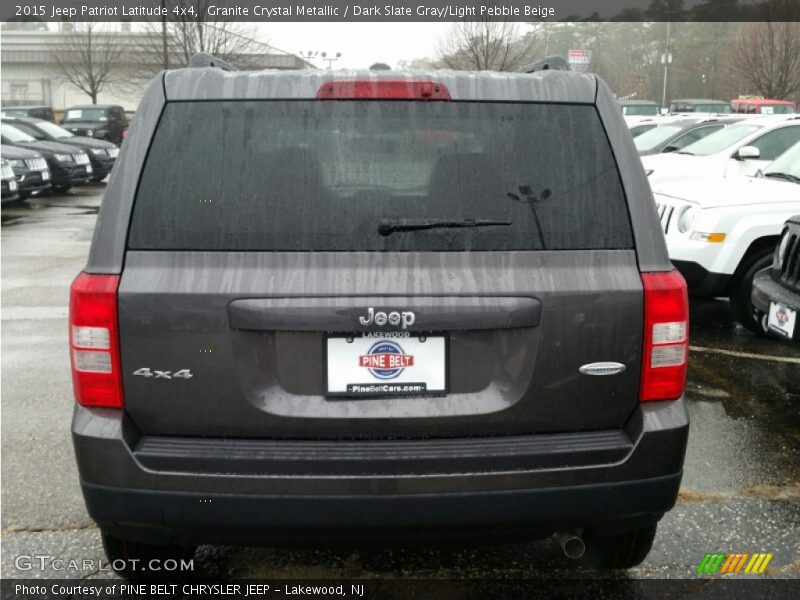 Granite Crystal Metallic / Dark Slate Gray/Light Pebble Beige 2015 Jeep Patriot Latitude 4x4