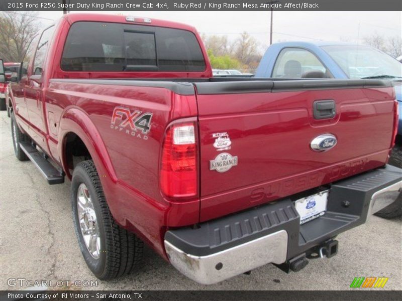 Ruby Red / King Ranch Mesa Antique Affect/Black 2015 Ford F250 Super Duty King Ranch Crew Cab 4x4