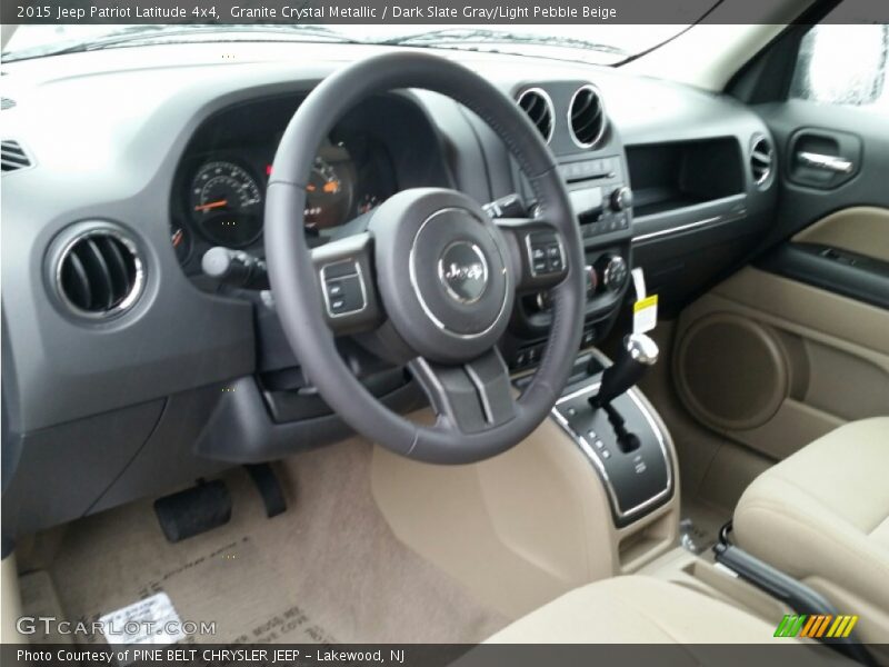 Dark Slate Gray/Light Pebble Beige Interior - 2015 Patriot Latitude 4x4 