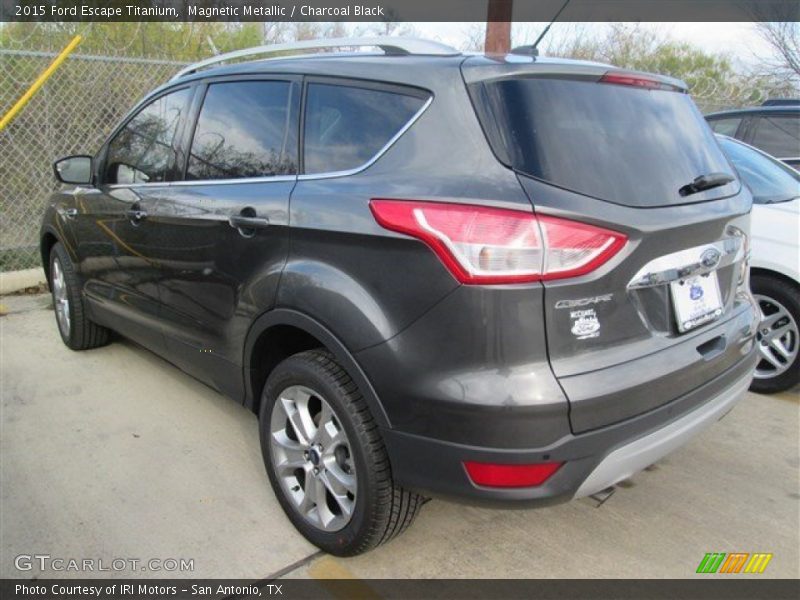 Magnetic Metallic / Charcoal Black 2015 Ford Escape Titanium