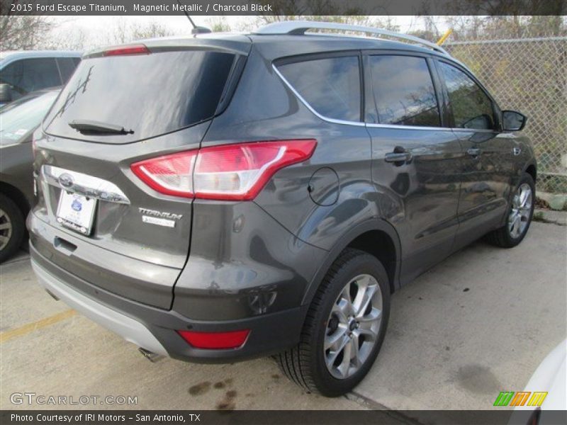 Magnetic Metallic / Charcoal Black 2015 Ford Escape Titanium