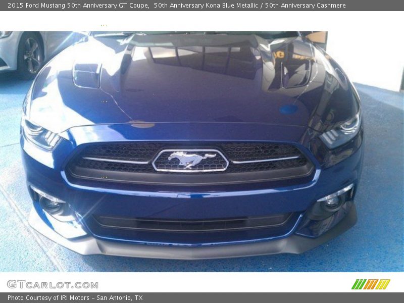 50th Anniversary Kona Blue Metallic / 50th Anniversary Cashmere 2015 Ford Mustang 50th Anniversary GT Coupe