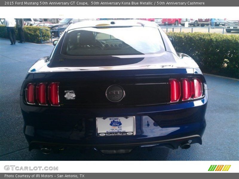 50th Anniversary Kona Blue Metallic / 50th Anniversary Cashmere 2015 Ford Mustang 50th Anniversary GT Coupe