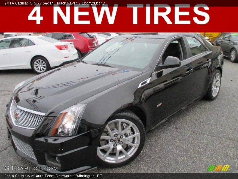 Black Raven / Ebony/Ebony 2014 Cadillac CTS -V Sedan