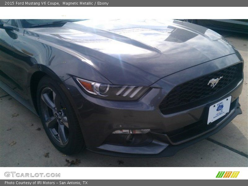 Magnetic Metallic / Ebony 2015 Ford Mustang V6 Coupe