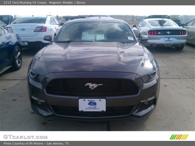 Magnetic Metallic / Ebony 2015 Ford Mustang V6 Coupe