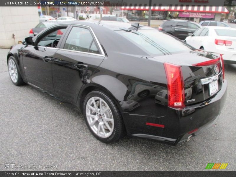 Black Raven / Ebony/Ebony 2014 Cadillac CTS -V Sedan