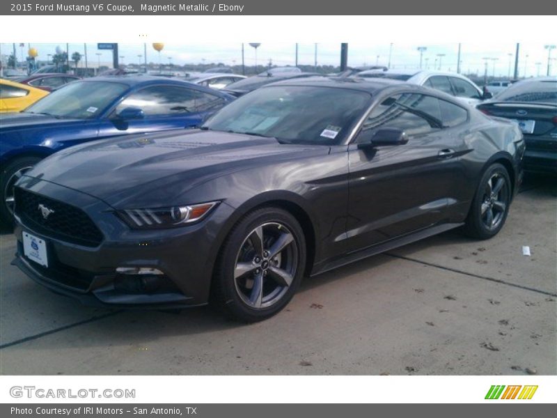 Magnetic Metallic / Ebony 2015 Ford Mustang V6 Coupe