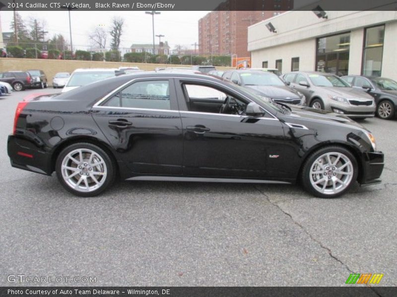 Black Raven / Ebony/Ebony 2014 Cadillac CTS -V Sedan