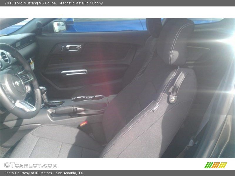 Magnetic Metallic / Ebony 2015 Ford Mustang V6 Coupe