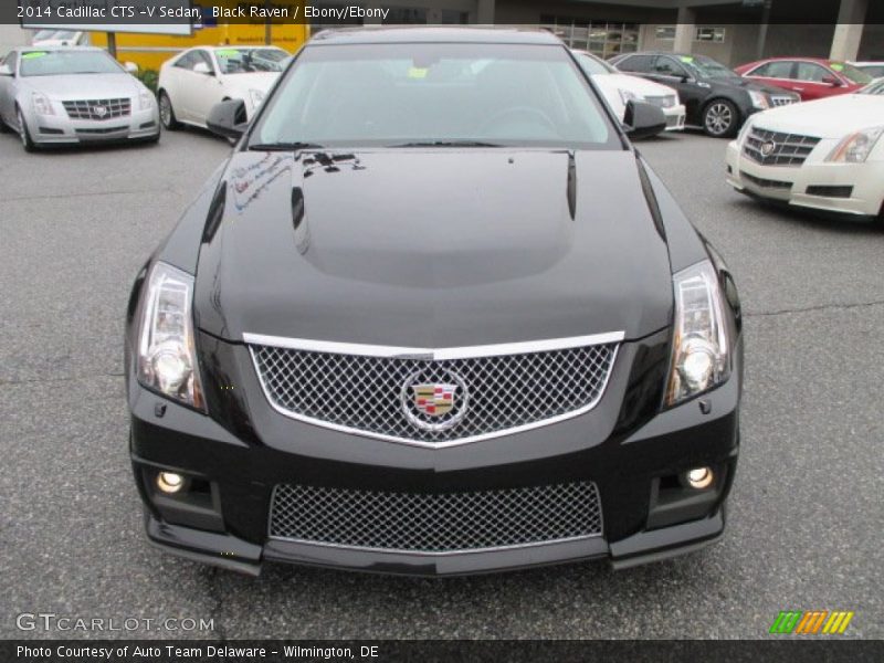 Black Raven / Ebony/Ebony 2014 Cadillac CTS -V Sedan