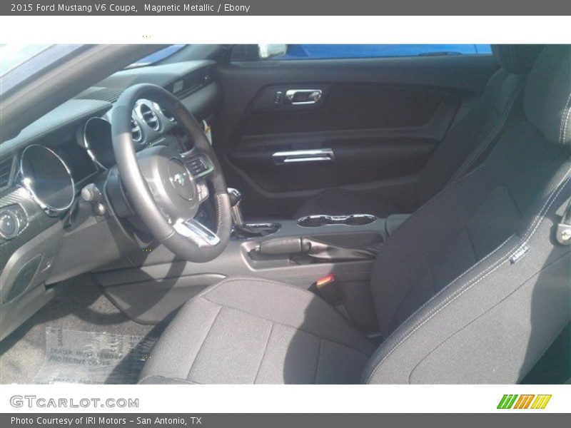 Magnetic Metallic / Ebony 2015 Ford Mustang V6 Coupe