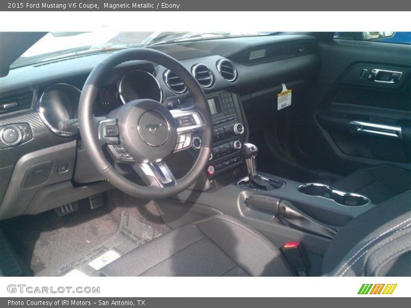 Magnetic Metallic / Ebony 2015 Ford Mustang V6 Coupe