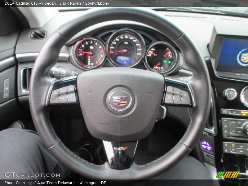 Black Raven / Ebony/Ebony 2014 Cadillac CTS -V Sedan