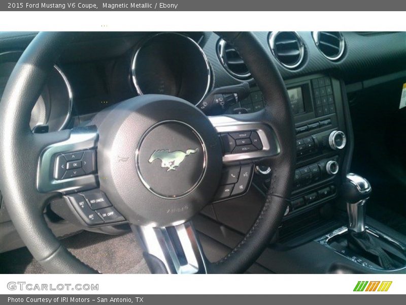 Magnetic Metallic / Ebony 2015 Ford Mustang V6 Coupe