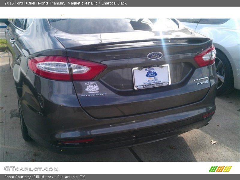 Magnetic Metallic / Charcoal Black 2015 Ford Fusion Hybrid Titanium