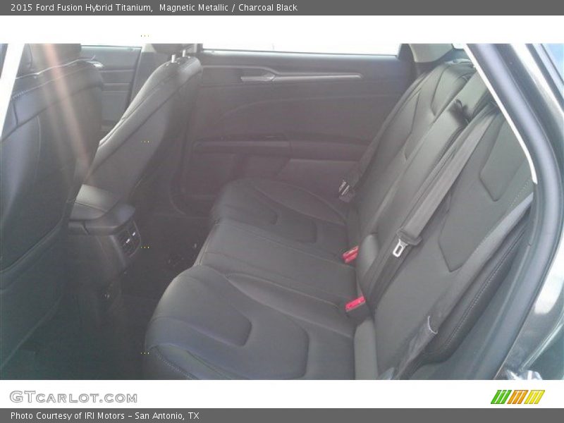 Magnetic Metallic / Charcoal Black 2015 Ford Fusion Hybrid Titanium