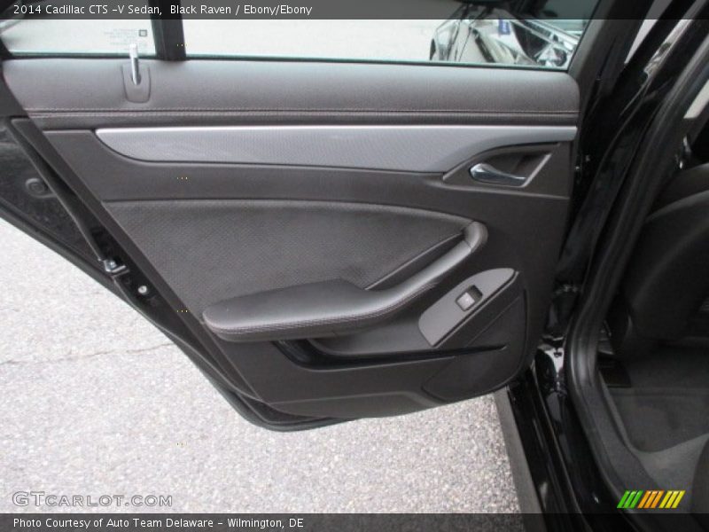 Black Raven / Ebony/Ebony 2014 Cadillac CTS -V Sedan