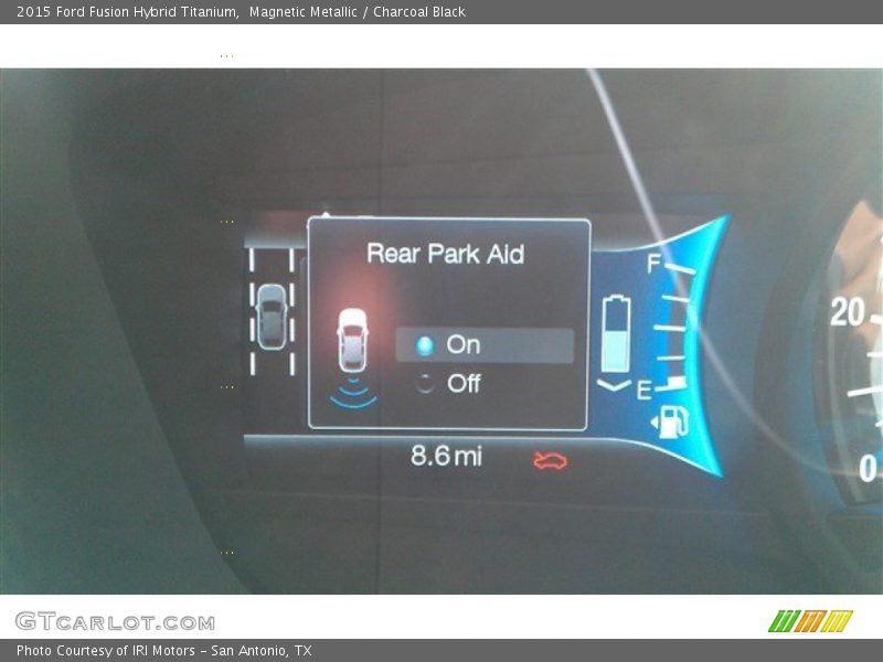 Magnetic Metallic / Charcoal Black 2015 Ford Fusion Hybrid Titanium