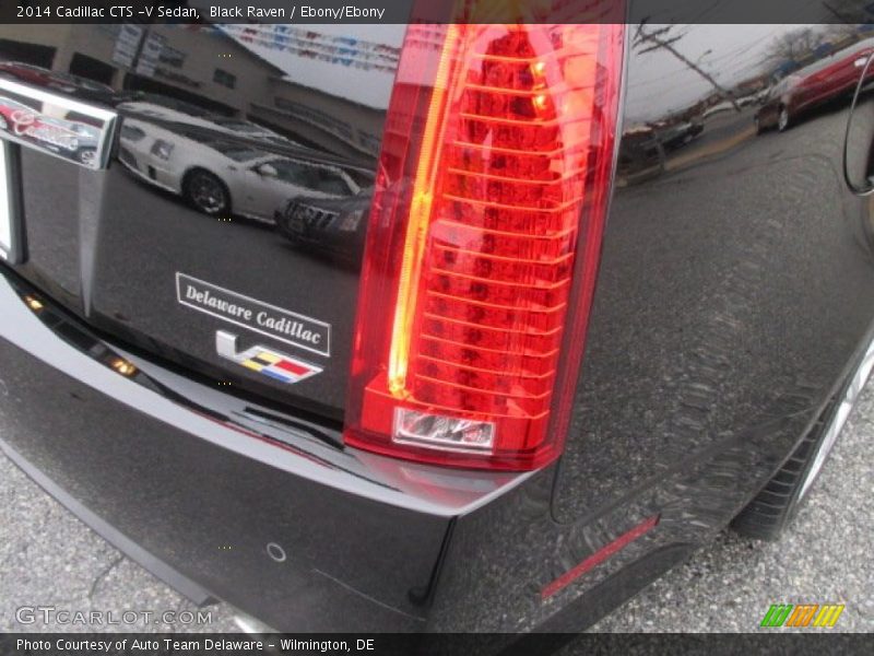 Black Raven / Ebony/Ebony 2014 Cadillac CTS -V Sedan