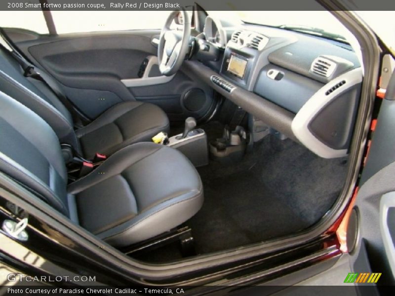 Rally Red / Design Black 2008 Smart fortwo passion coupe