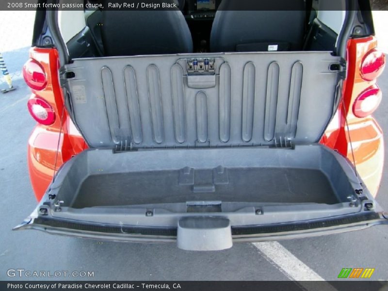 Rally Red / Design Black 2008 Smart fortwo passion coupe