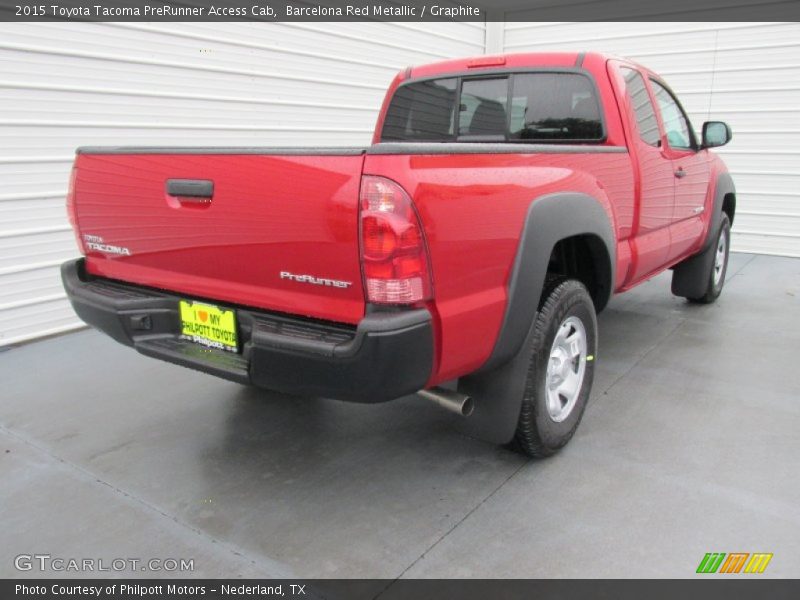 Barcelona Red Metallic / Graphite 2015 Toyota Tacoma PreRunner Access Cab