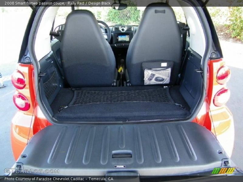 Rally Red / Design Black 2008 Smart fortwo passion coupe