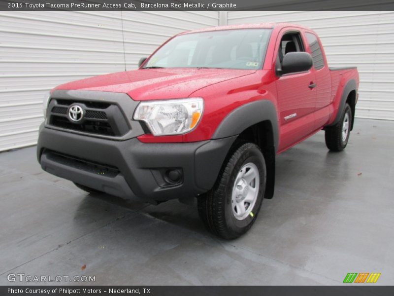 Barcelona Red Metallic / Graphite 2015 Toyota Tacoma PreRunner Access Cab