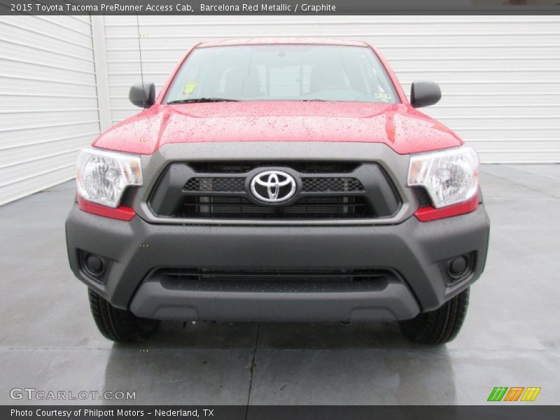 Barcelona Red Metallic / Graphite 2015 Toyota Tacoma PreRunner Access Cab
