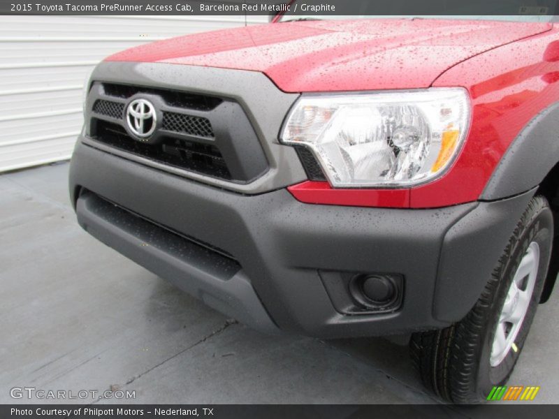 Barcelona Red Metallic / Graphite 2015 Toyota Tacoma PreRunner Access Cab