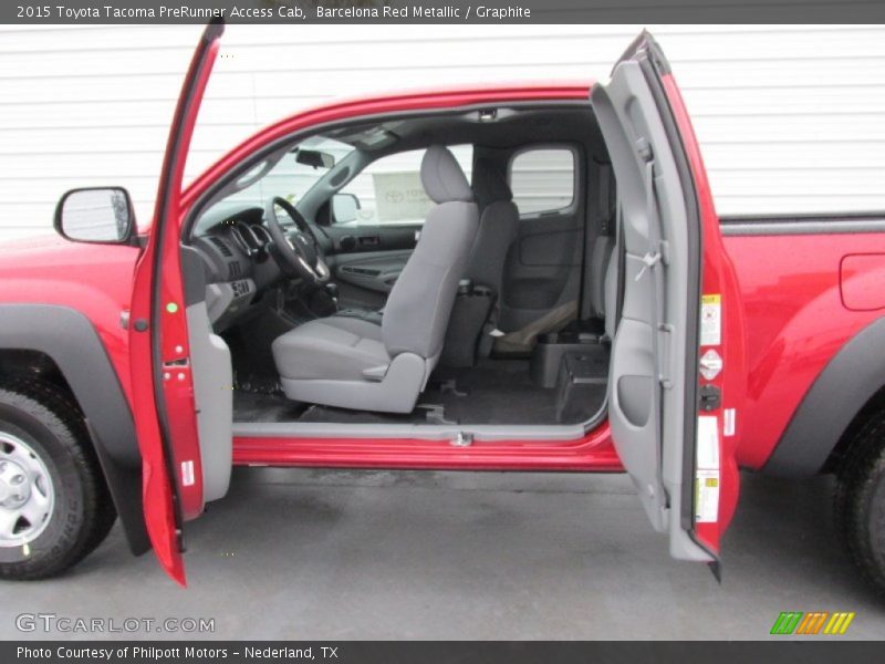 Barcelona Red Metallic / Graphite 2015 Toyota Tacoma PreRunner Access Cab