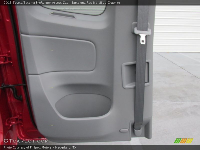 Barcelona Red Metallic / Graphite 2015 Toyota Tacoma PreRunner Access Cab