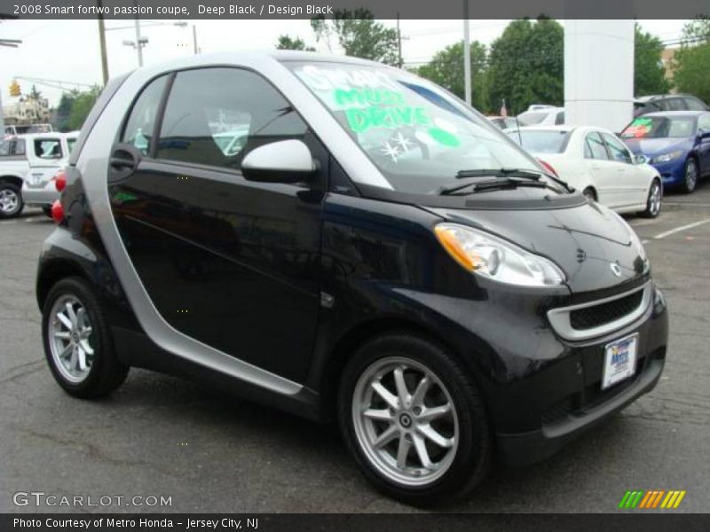 Deep Black / Design Black 2008 Smart fortwo passion coupe