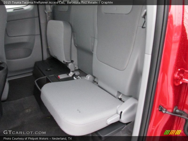 Rear Seat of 2015 Tacoma PreRunner Access Cab