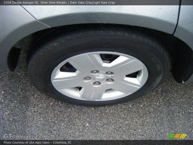 Silver Steel Metallic / Dark Slate Gray/Light Slate Gray 2008 Dodge Avenger SE