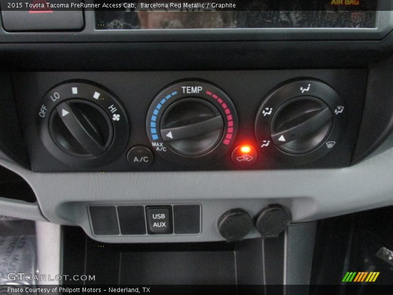 Controls of 2015 Tacoma PreRunner Access Cab