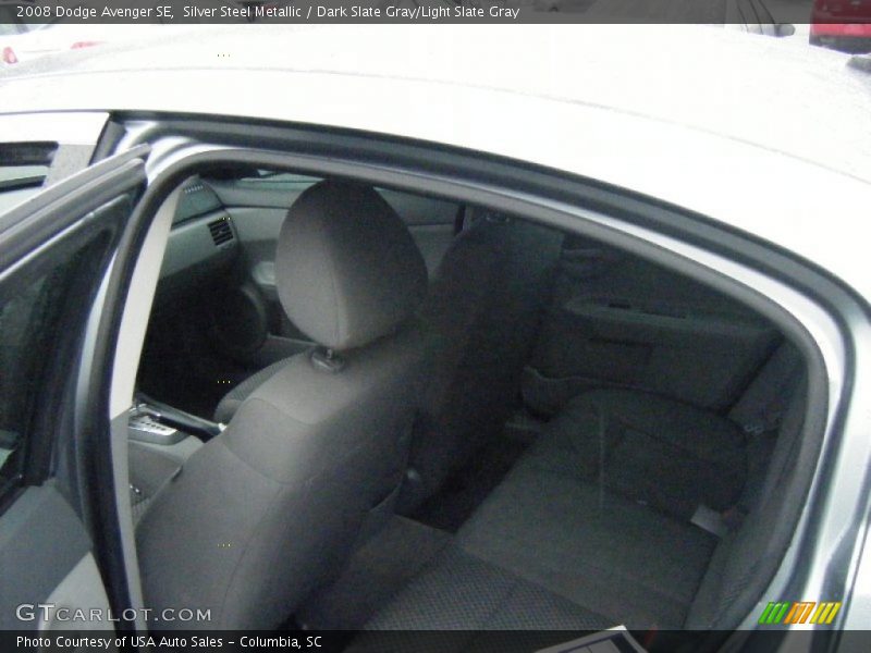 Silver Steel Metallic / Dark Slate Gray/Light Slate Gray 2008 Dodge Avenger SE