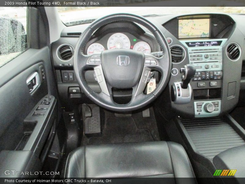 Formal Black / Black 2009 Honda Pilot Touring 4WD
