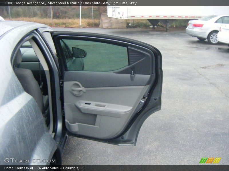 Silver Steel Metallic / Dark Slate Gray/Light Slate Gray 2008 Dodge Avenger SE
